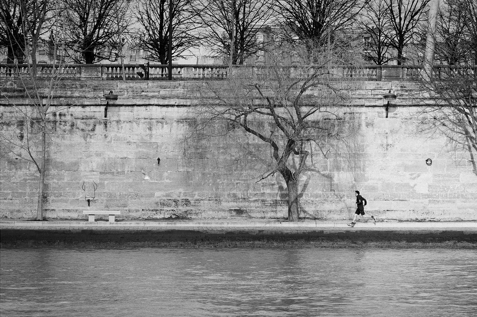 Courir en bord de Seine