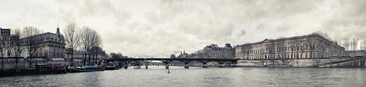 Le Louvre et le pont des arts