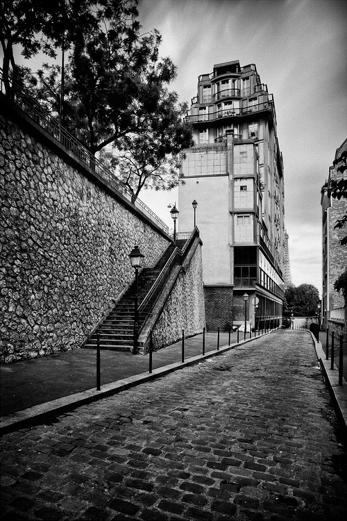 L'escalier de la rue Berton