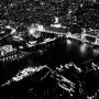 Londres vue de haut et de nuit