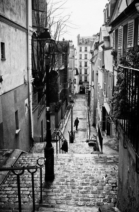 Dans les ruelles de Montmartre