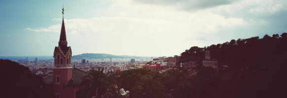 Barcelone depuis le parc Güell – Maison de Gaudi