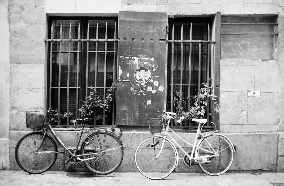 Deux bicyclettes