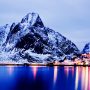 L’heure bleue à Reine / Lofoten / Norvège