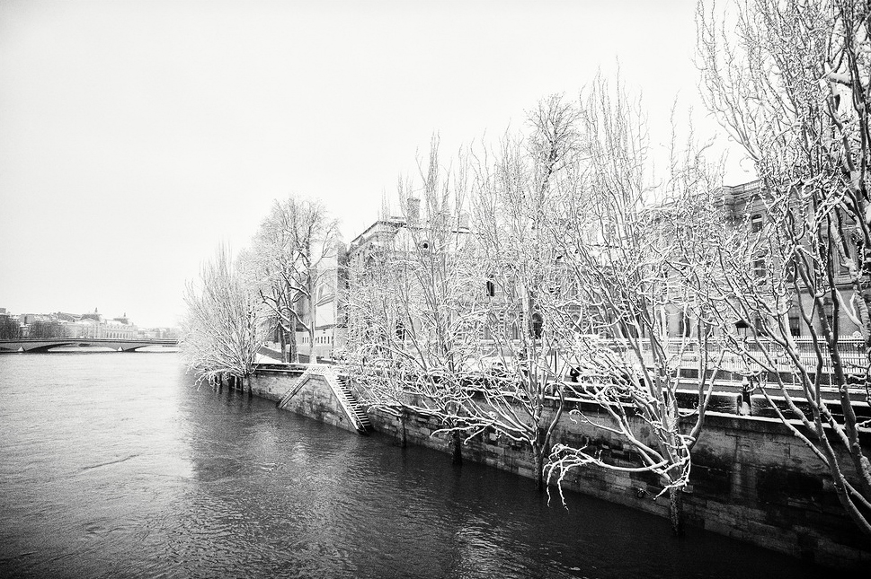 La Seine et la neige