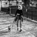 Mme Piquet et son chien Pluto