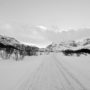 Ice Road  / Flakstad / Lofoten / Norvège