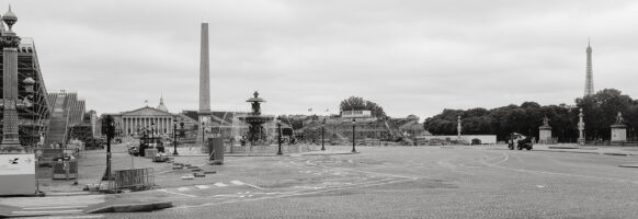 Préparation des jeux olympiques – Place de la Concorde