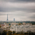 La tour Eiffel vue depuis Puteaux